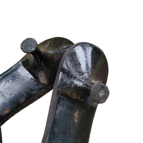 💫SOLD💫Y2k Louis Vuitton Monogram Bow Kitten Heel Mule - Size 35 EU - Picture 4 of 8